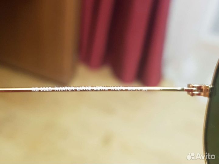 Очки ray ban aviator