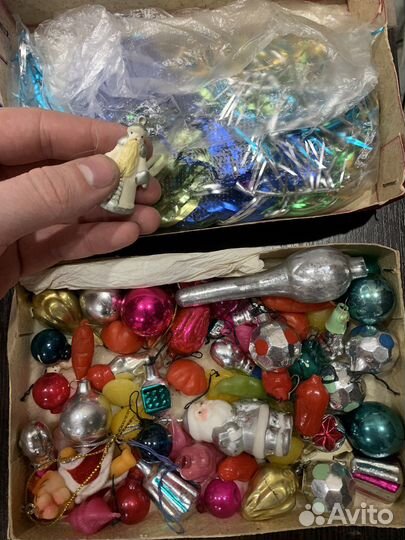 Елочные игрушки малютка СССР