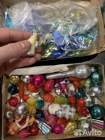 Елочные игрушки малютка СССР