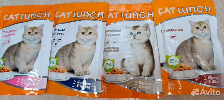 Влажный корм для кошек Cat lunch