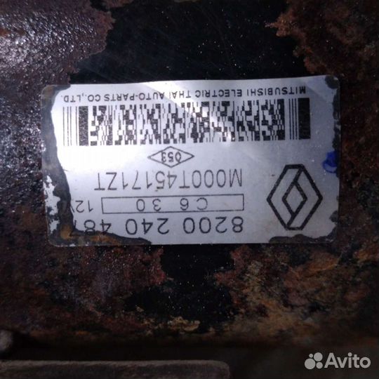 Стартер Renault Logan 1.6