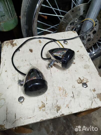 Светодиодные поворотники для мото с резистором