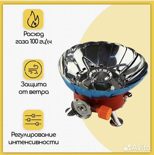Ветрозащитная газовая горелка