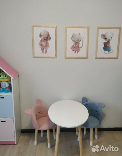 Детский стол и стул