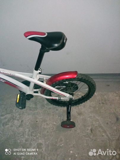 Велосипед детский 4х колесный, 14''. Торг