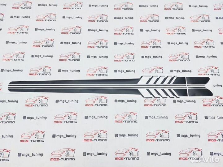 Наклейки AMG Edition на E-Class W212 черный мат