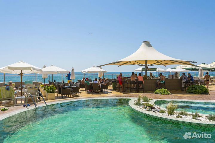 Пляжный зонт на центральной стойке с доставкой