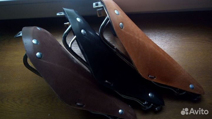 Седло кожаное новое