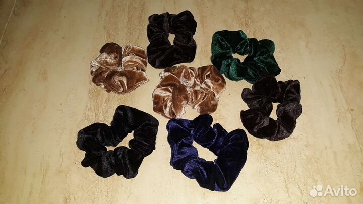 Резиночки для волос бархатные новые