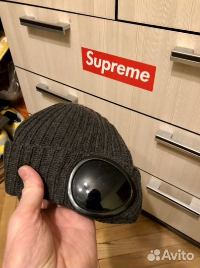 Шапка cp company merino wool