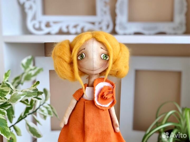 Кукла интерьерная ручной работы