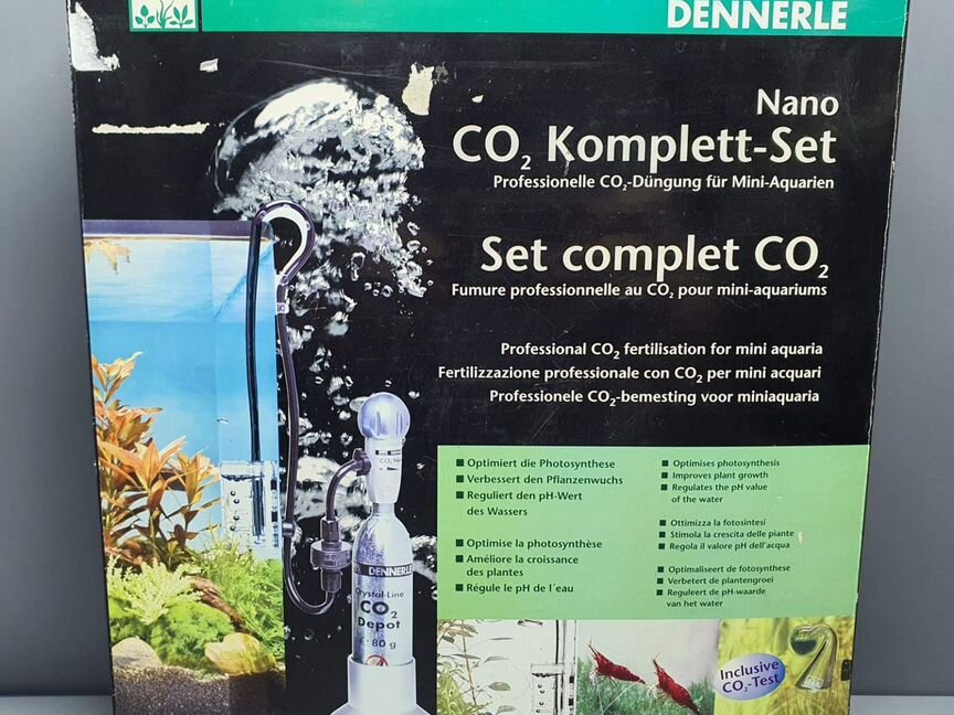 Комплект подачи CO2 Dennerle Nano Set 80 g