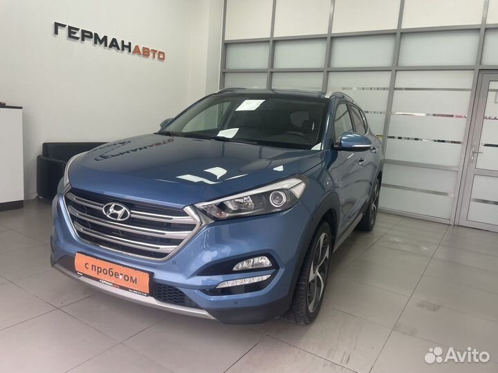 Октябрьский 208. Серый Hyundai Tucson III Рестайлинг 2.0 at (150 л.с.) 4wd с пробегом. Автоброкер Авторитейл.