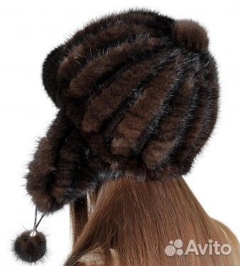 Шапка женская. Вязаная норка