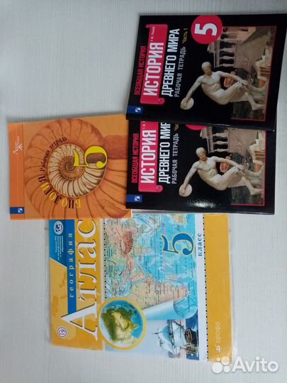 Рабочие тетради и атлас 5 класс