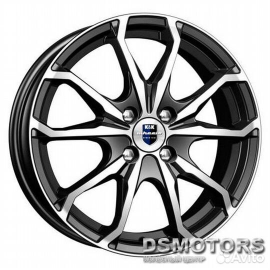 Диски Brent 6.0/16 4x100 ET52 d54.1 алмаз чёрный