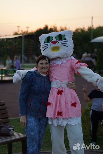 Ростовая кукла кошка Снежка