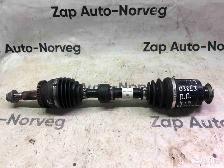 Полуось передняя правая (приводной вал, шрус) KIA