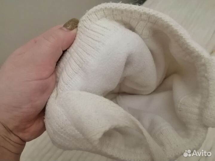 Шапка и снуд для девочки 2-4 года зима