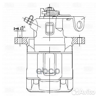 Суппорт тормозной audi A3/VW G4/skoda octavia 9