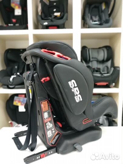 Автокресло 9-36кг изофикс LK thunder синий цвет