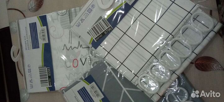 Штора для ванной