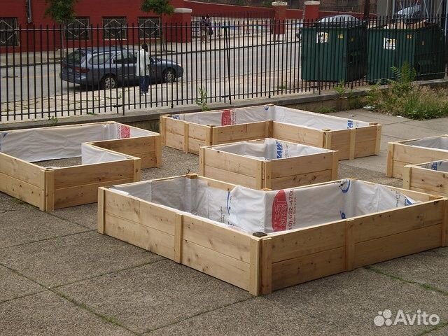 Деревянные грядки