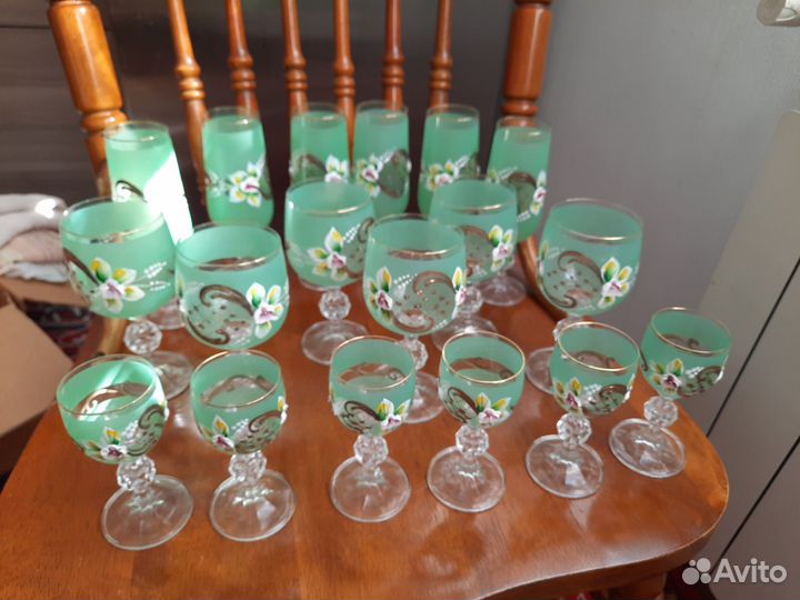 Бокалы Богемия набор 18шт