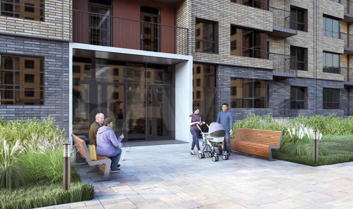 2-к. квартира, 58,6 м², 2/18 эт.