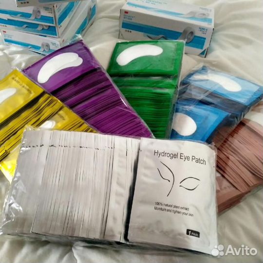 Патчи гидрогелевые Для наращивания ресниц 50 шт