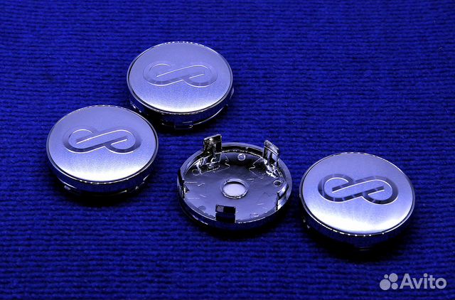 Комплект колпачков литого диска Enkei хром