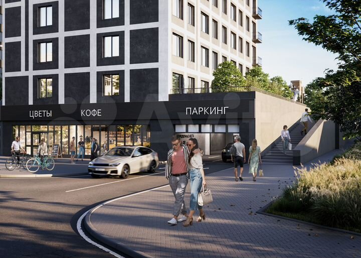 2-к. квартира, 51,6 м², 1/24 эт.