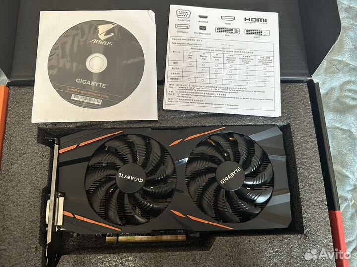 Видеокарта Gigabyte RX580 8GB