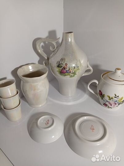 Кувшин, ваза, сахарница фарфор Дулево СССР