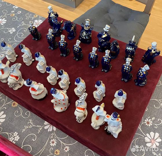Шахматы фарфоровые Кремлевский полк