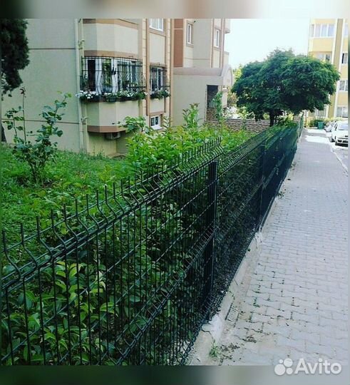 Сетка для забора 3d