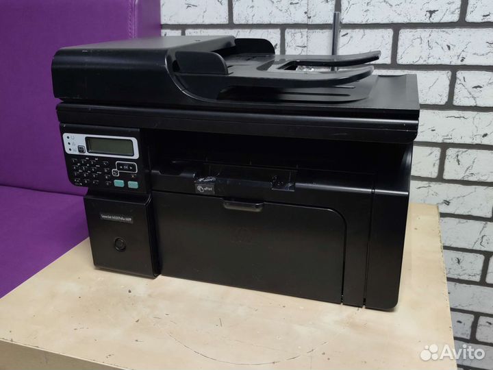 Отличное черное мфу HP LaserJet Pro M1217nfw