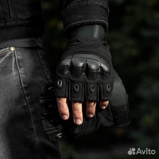 Тактические перчатки Black Hawk без пальцев