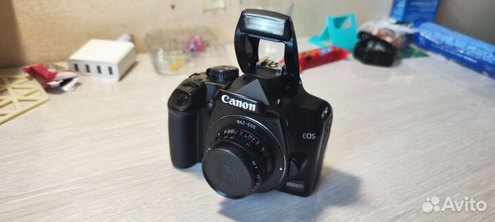 Зеркальный фотоаппарат canon 1000d