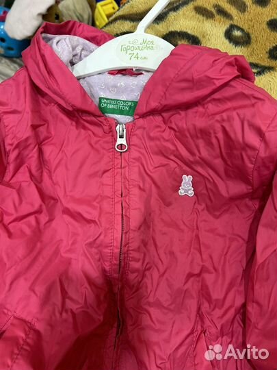 Курточки для девочки Benetton
