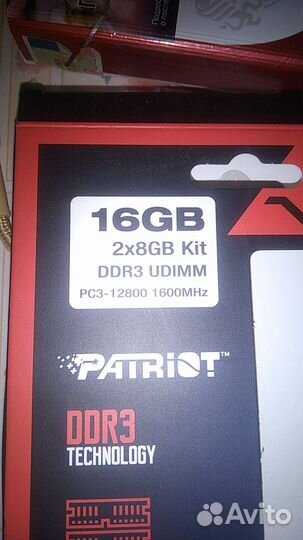 Память пк ddr3 2х4 8G 1600mg 2х8 16G 1600mg