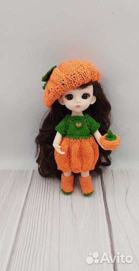 Кукла 16 см, одежда для куклы