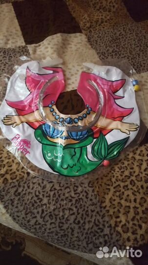 Круг для купания двухкамерный с погремушками