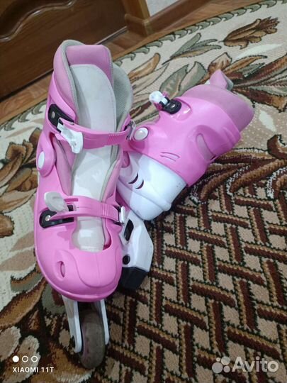 Роликовые коньки подростковые раздвижные