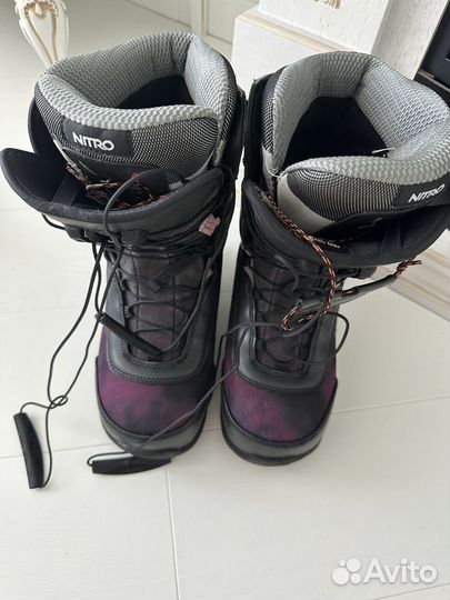 Сноубордические ботинки nitro женские новые
