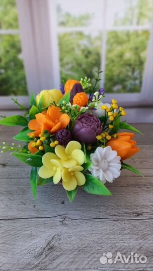 Букеты из мыла 1 сентября