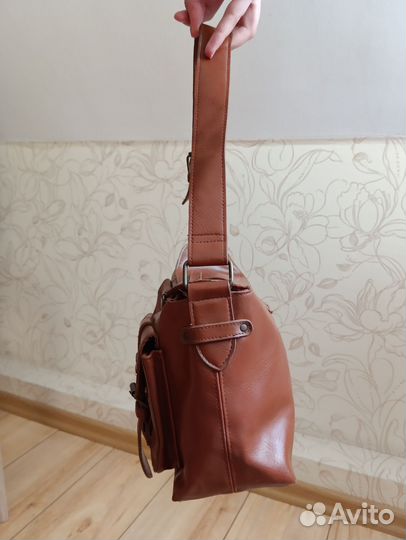 Сумка женская натуральная кожа бу