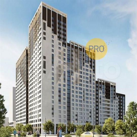 2-к. квартира, 62,2 м², 19/25 эт.