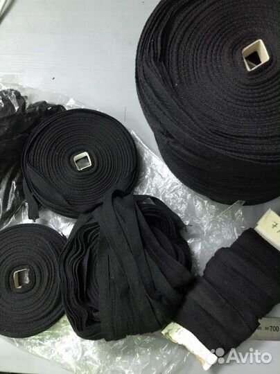 Тесьма чёрная для шитья