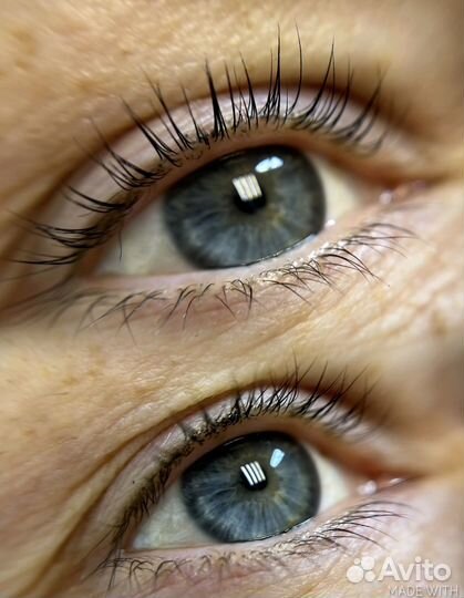 Ламинирование ресниц+окраш+Botox+ Filler+Amica